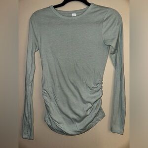 Mint green maternity top XS